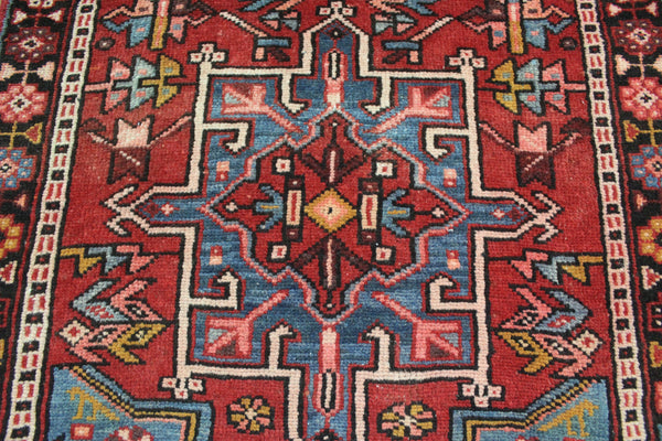 Antique Persian Karajeh Runner, Superb Colours 340 x 85 cm