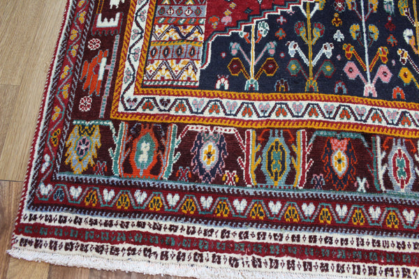 VINTAGE HANDMADE PERSIAN KASHKOLI WOOL RUG 305 X 212 CM