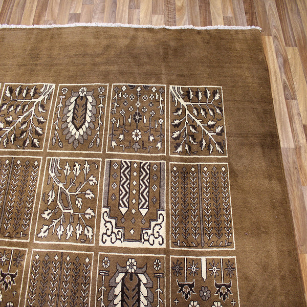 Old Handmade Persian Tabriz Carpet Garden Design 485 x 305 cm