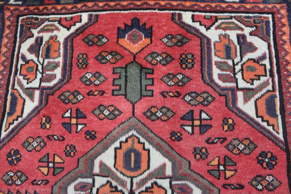 Old Persian Hamadan Rug Very Hard Wearing 140 x 95cm