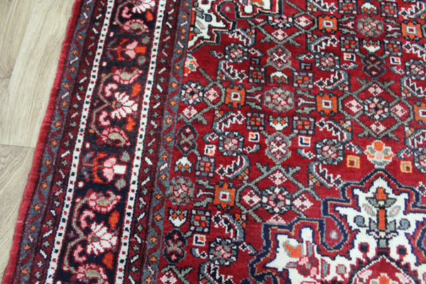 Old Persian Hamadan Rug Herati Design, Hard Wearing 215 x 140 cm