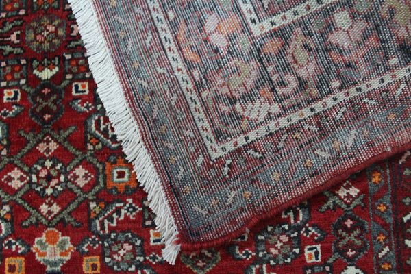 Old Persian Hamadan Rug Herati Design, Hard Wearing 215 x 140 cm