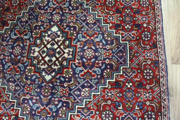 Old Persian Tabriz Rug Herati Design, Hard Wearing 177 x 90 cm