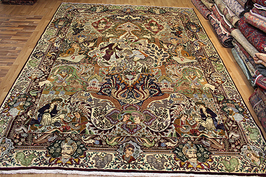 Historical Persian Kashmar Carpet 400 x 300 cm