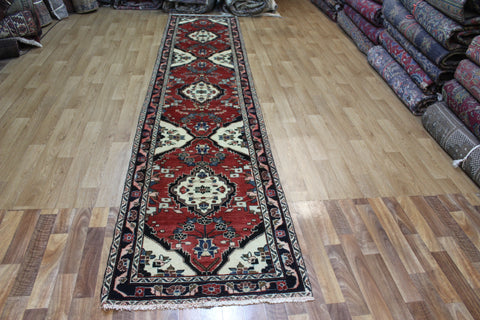 EXTRA LARGE HANDMADE PERSIAN RUNNER WITH FINE FLORAL DESIGN 495 X 84 CM
