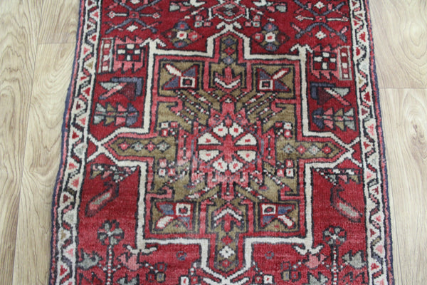 Old Handmade Persian Karajeh Long Narrow Runner 300 x 53 cm