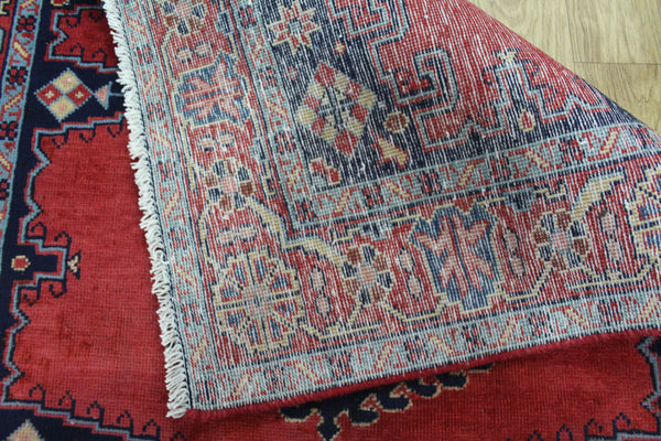 Old Handmade Persian Bakhtiari Rug 142 x 110 cm