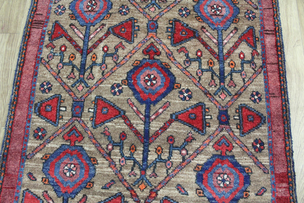 Old North West Persian Hamadan Runner Floral Design 415 x 80 cm