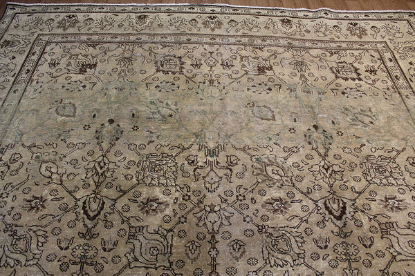 Overdyed Persian Tabriz Carpet 350 x 305 cm