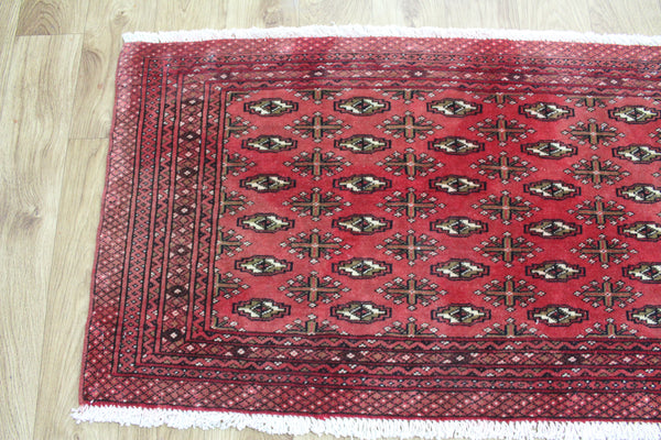Old Handmade Persian Turkmen Rug 125 x 60 cm