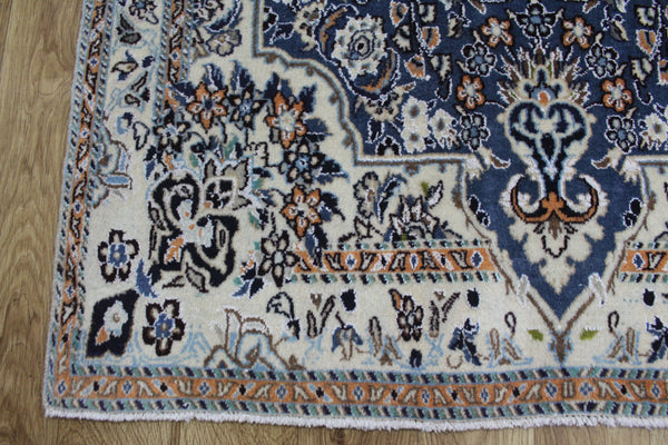 Fine Persian Nain Rug Silk & Wool 213 x 110 cm