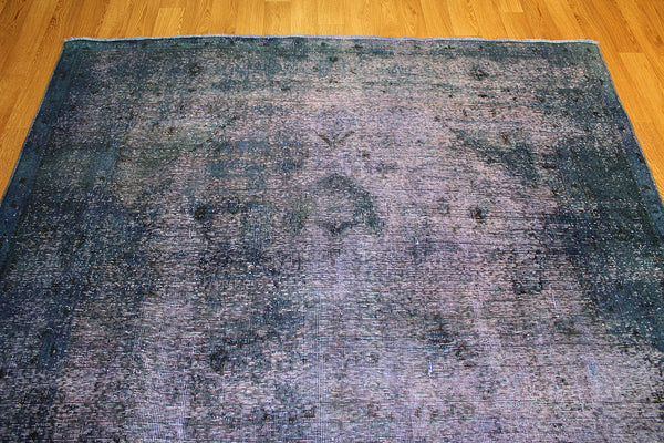 Overdyed Persian Tabriz Carpet 280 x 185 cm