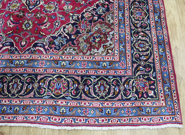 Handmade Persian Kashmar carpet with superb colours 285 x 197 cm