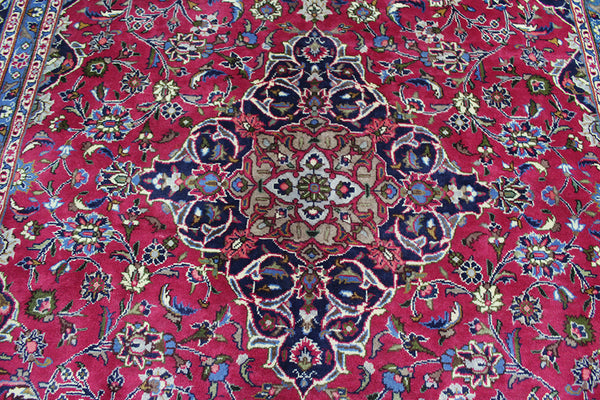 Handmade Persian Kashmar carpet with superb colours 285 x 197 cm