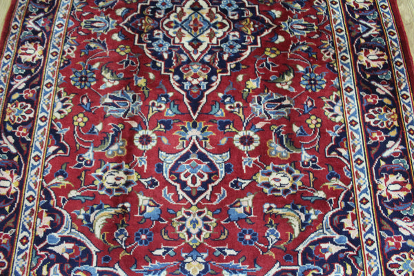 Old Handmade Persian Kashan Rug 163 x 103 cm