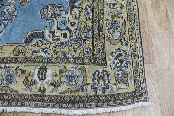 Antique Persian Qum Rug Birds & Floral Design 217 x 145 cm