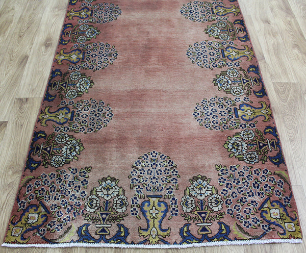 HANDMADE PERSIAN TABRIZ LONG RUNNER 432 x 92 CM