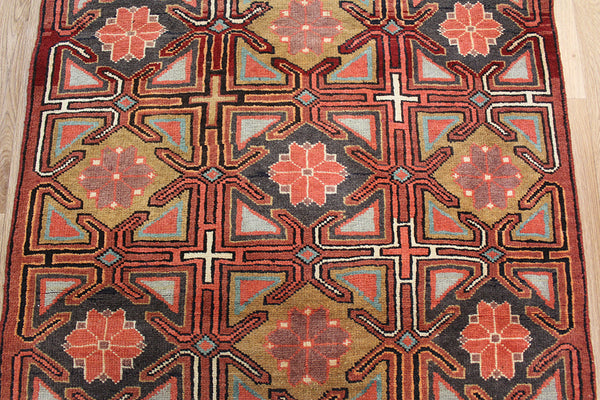 Old Handmade Persian Heriz rug 155 x 105 cm