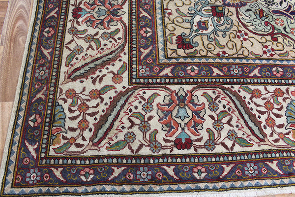 Old Handmade Persian Tabriz Carpet 415 x 295 cm