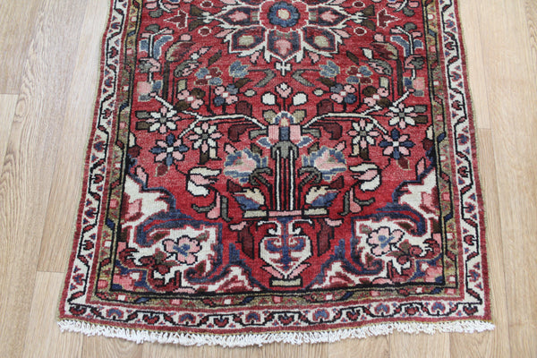 Antique Persian Hamedan Rug Floral Design 115 x 70 cm