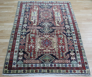 Handmade Caucasian Lankaran rug 175 x 125 cm