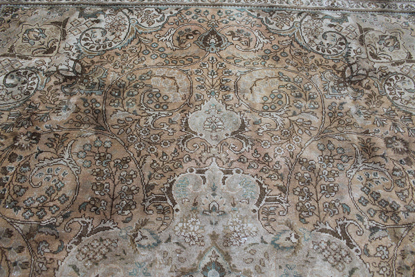 Overdyed Persian Tabriz Wool Carpet 350 x 270 cm