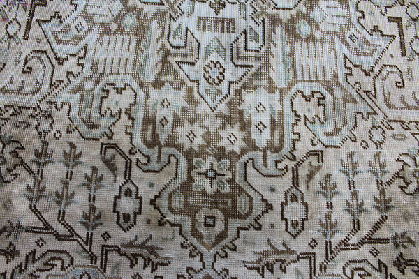 Overdyed Persian Tabriz Wool Rug 245 x 145 cm