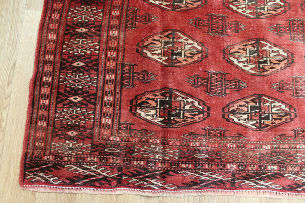Antique Turkmen tribal rug 153 x 115 cm