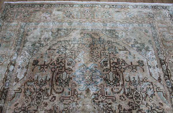 Overdyed Persian Tabriz Wool Carpet 300 x 190 cm