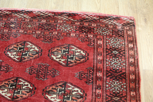 Antique Turkmen tribal rug 153 x 115 cm