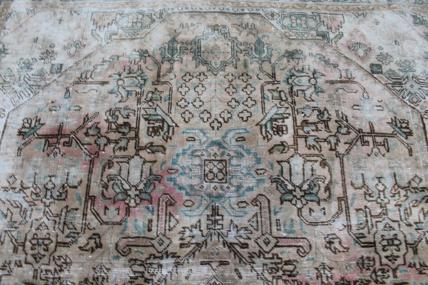 Overdyed Persian Tabriz Carpet 300 x 195 cm