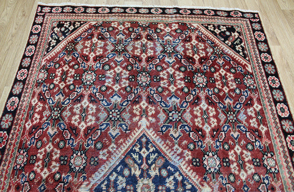 Old Handmade Persian Mahal Rug 195 x 123 cm