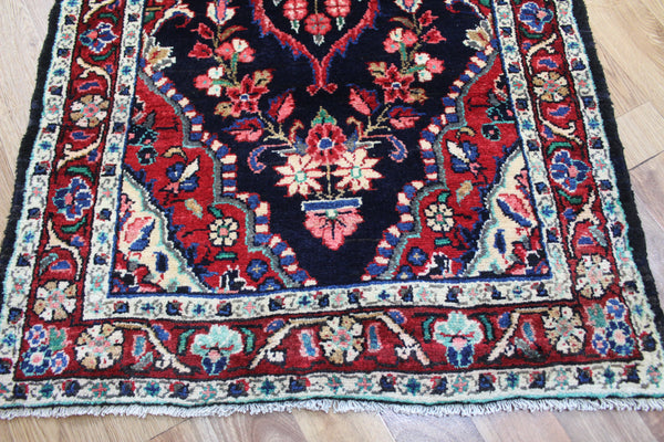Fine Persian Hamedan Runner All Over Floral Design 430 x 80 cm
