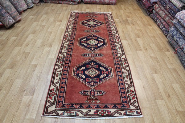 Vintage Persian Meshkin Runner 295 x 105 cm