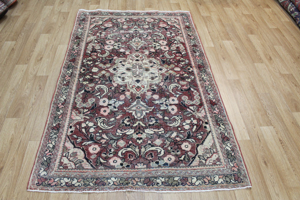 Antique Persian Mahal Rug Circa 1930