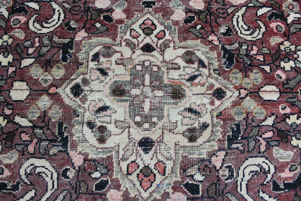 Antique Persian Mahal Rug Circa 1930