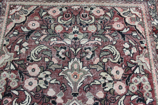 Antique Persian Mahal Rug Circa 1930