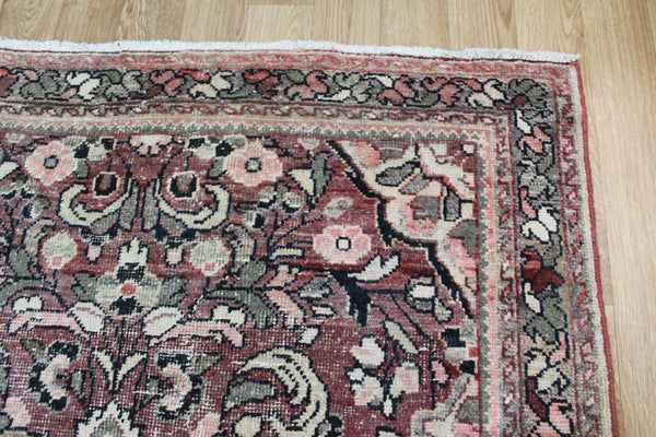 Antique Persian Mahal Rug Circa 1930