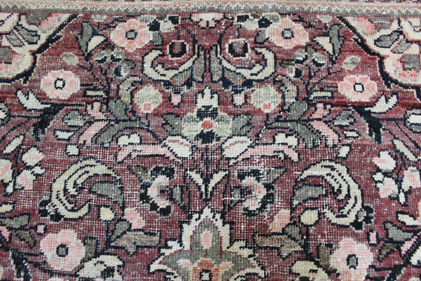 Antique Persian Mahal Rug Circa 1930