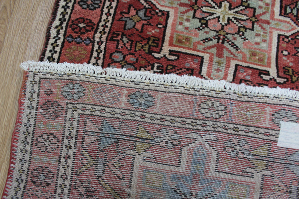 Antique Karaja runner of traditional design with seven medallions 280 x 74 cm