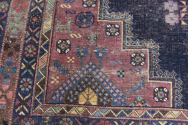 Antique Persian Afshar Rug. Circa 1850