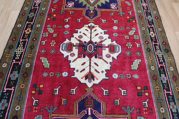 Old Handmade Persian Karajeh Runner 380 x 153 cm