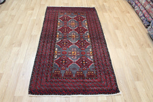 Old Persian Baluch Rug 192 x 105 cm