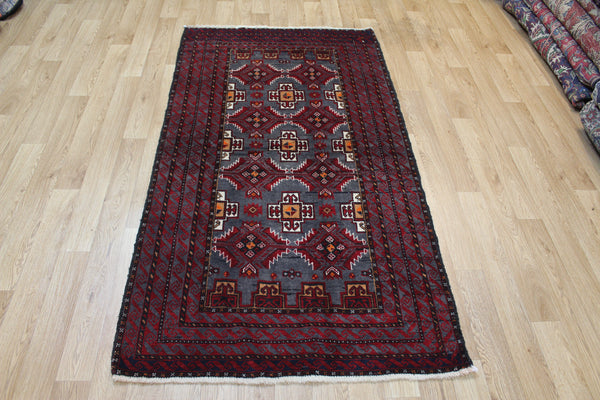 Old Persian Baluch Rug 192 x 105 cm