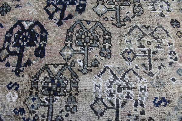 Old Handmade Persian Shiraz Wool Rug 250 x 162 cm