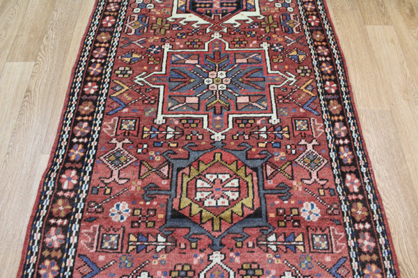 Antique Karaja runner of traditional design 310 x 85 cm