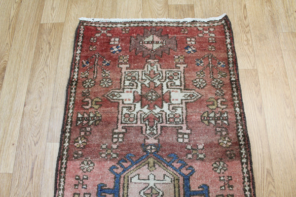 Antique Persian Karaja runner of traditional design 235 x 60 cm