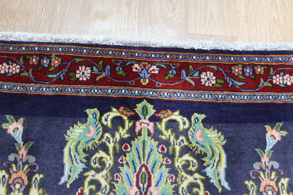 Fine Persian Kashan Rug, Vase & Birds design 92 x 65 cm