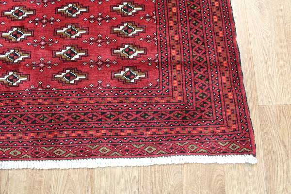 Fine Handmade Persian Turkmen Tribal Rug 115 x 60 cm