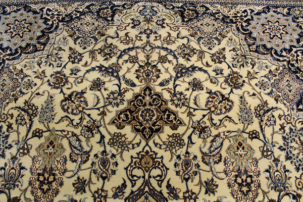 Fine Persian Nain Rug silk & Kork wool 320 x 210 cm